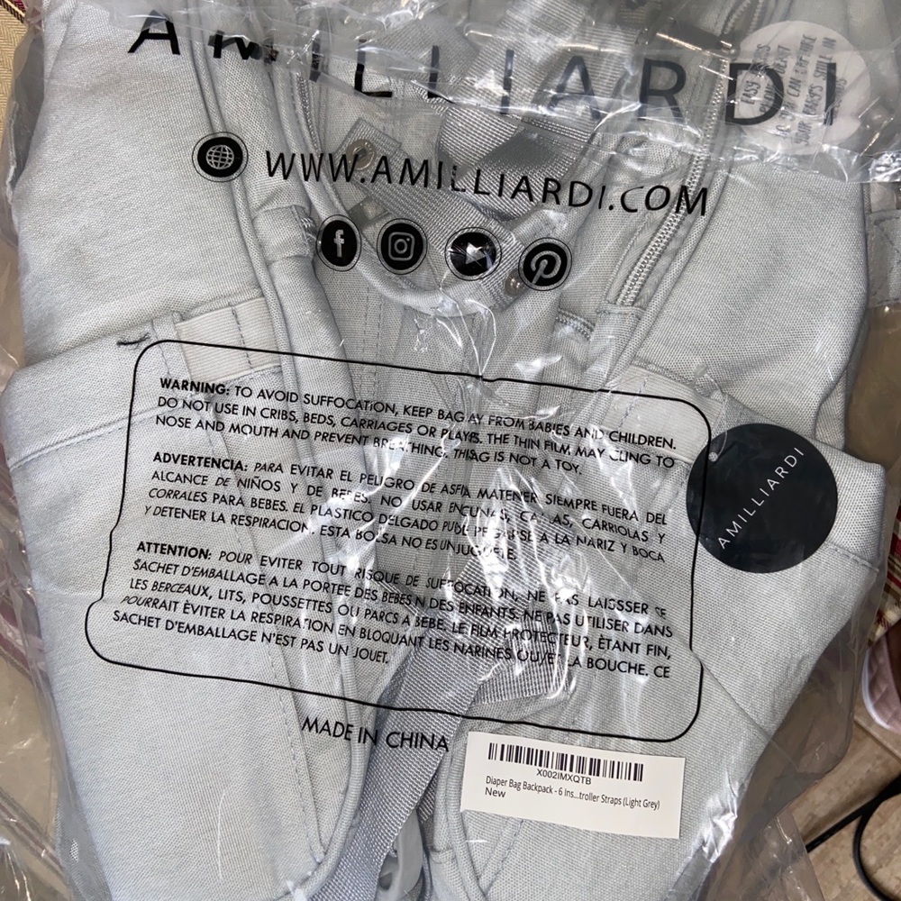 Amilliard diaper bag backpack - Picture 4 of 8